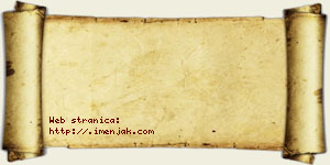 Žaklina Banković vizit kartica